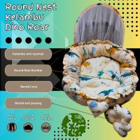 Round Baby Nest Kelambu Dino Roar.jpg